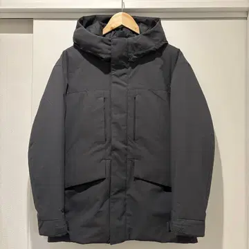 유니클로 하이브리드 다운 후드티 다크 그레이 새상품급