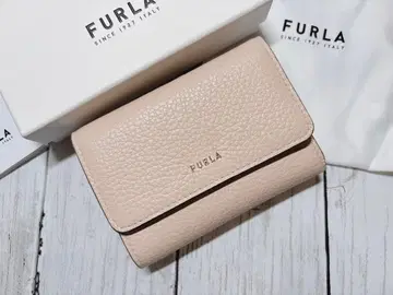 새상품 FURLA 훌라 인기 컬러 바빌론 3단 폴더형 지갑 베이지