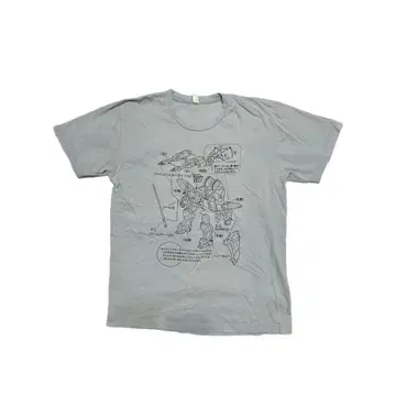 건담 프라모델 T셔츠 미국제
