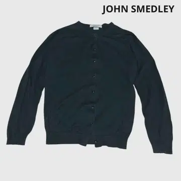 JOHN SMEDLEY 크루넥 가디건 코튼
