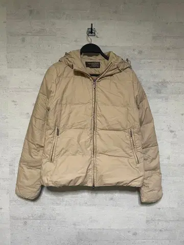 어반 리서치 도어스 후드 부착 다운 자켓 베이지