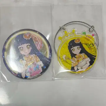 아이프리 츠무기 아모카페 캔뱃지 키링