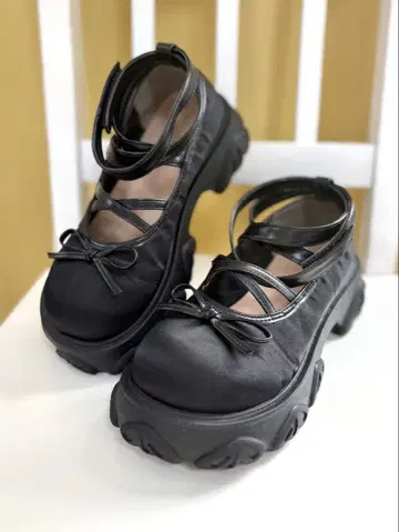 axes femme/POETIQUE/통굽/블랙/밸리 신발