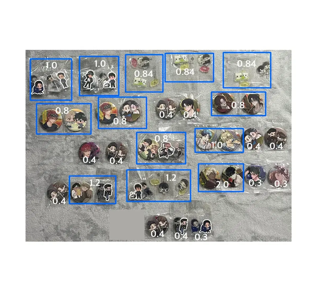 Resin Abak pop up Morning has dawned Bomtoon Home Party Can Badge Thawing Curve White Night Flower Road