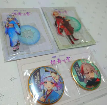 원신 스이파라 사쿠라 마이 반라이 아크릴 스탠드 & 캔뱃지 세트