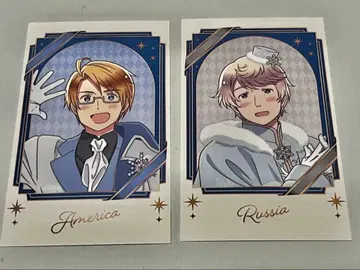 헤타리아 아모카페 미니 포토카드 2개 세트