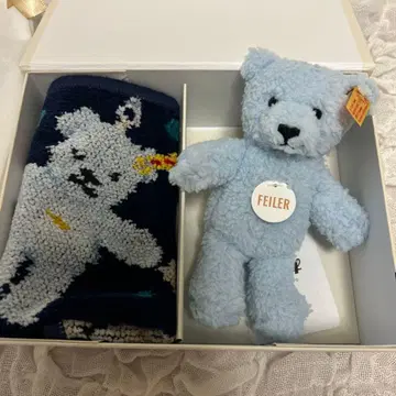 오늘 발송 OK! 새상품 FEILER x steiff 콜라보 키링 세트