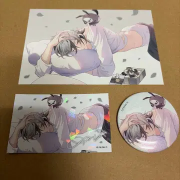 nu:카니발 생일 ver. 레이 메시지 반짝반짝 카드 캔뱃지