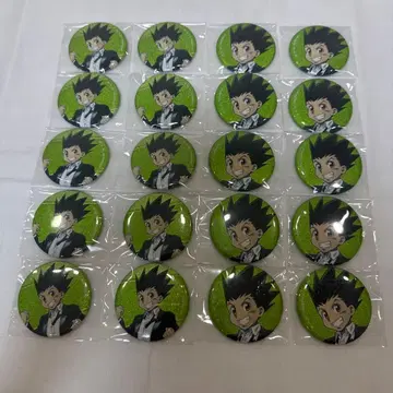 헌터헌터 애니메이트 페어 캔뱃지 곤 20점