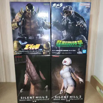 리얼 조형 4점 세트 사일런트 자메라 #시로루만도 피규어