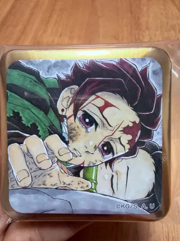 귀멸의 칼날 탄지로와 네즈코 캔뱃지