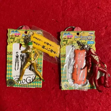 죠죠의 기묘한 모험 대사 플레이트 부착 피규어 키링 묶음 판매 12