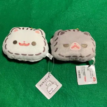 포메라니안 모찌 봉제 인형 패스케이스 2개