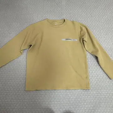 데상트 포즈 베이지 긴팔 티셔츠 M