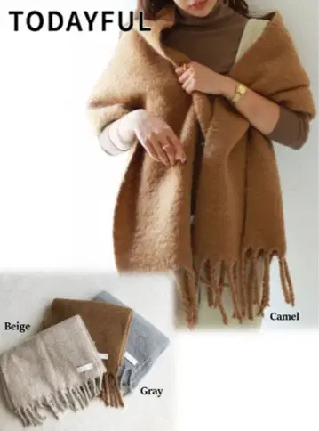 TODAYFUL 볼륨 니트 머플러