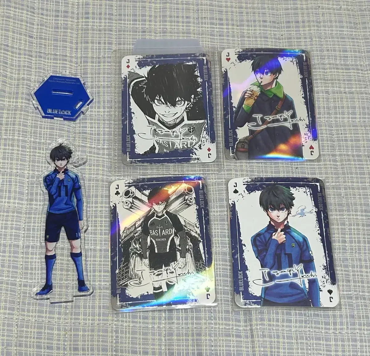 [Bulk] Bluelock Isagi Yoichi Trump/Acrylic