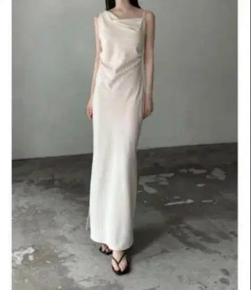 [ 미사용 새상품 ] maison celon 원피스 드레스 화이트