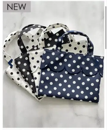 새상품 마를렌 에논피 백 도트 스캘럽백 카프리/스몰