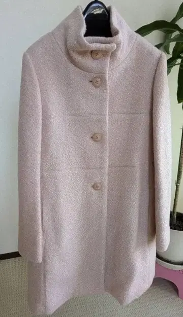[ 미사용 새상품 택 포함 ] DoCLASSE 코트 핑크 베이지 15호
