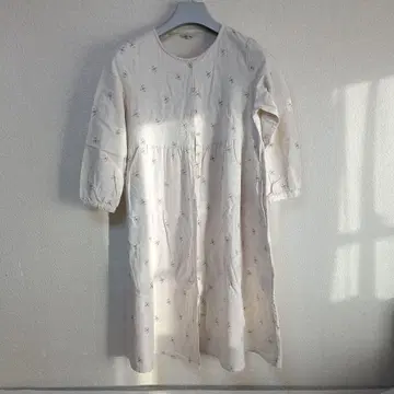 사만사 모스모스 SamansaMos2 7부 소매 꽃 패턴 원피스