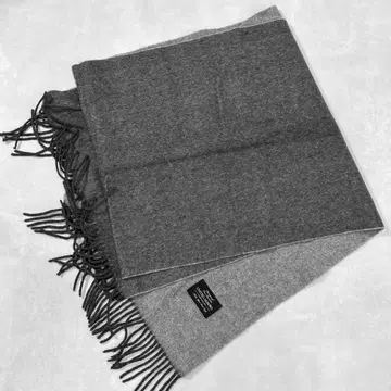 UNITED ARROWS 머플러 그레이 캐시미어 100%