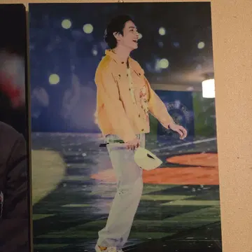 BTS 태태 마스터 액자 A3