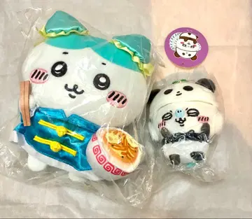 치이카와 (먼작귀) 중화요리점 봉제 인형 세트 하치와레 모몽가