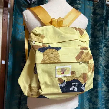원더풀 월드 노랑 리본 & 스웨터 곰 백팩