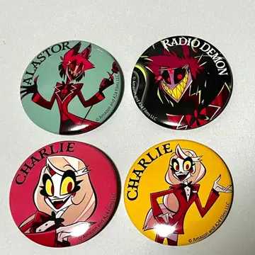 해즈빈 호텔 캔뱃지 4개 세트