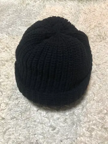 보코데코 bocodeco 니트 모자 비니 블랙 도톰 일본제