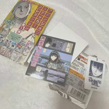 사카모토 데이즈 액션 스티커 화이트 아크릴 키링 대불