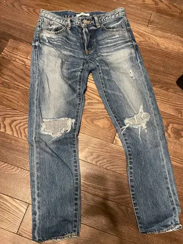 moussy 마우지 데미지 데님 새상품급