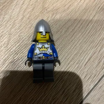 LEGO 기사 미니 피규어 은색 헬멧