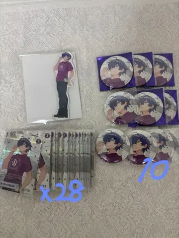 레오스 빈센트 니지페스2022 아크릴 스탠드 캔뱃지 콜렉션 카드