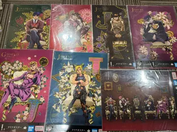 제일복권 죠죠 월드 I상 클리어 포스터 컴플리트