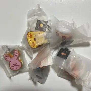 누이빵 디즈니 캐릭터 미니어처 키체인 컴플리트 전 5종