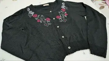 axes femme 엑시즈팜 블랙 가디건 긴팔