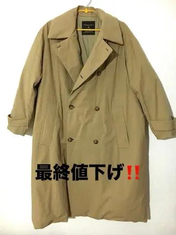 나노 유니버스 트렌치 니시카와 다운 히가시하라 아키 콜라보 38 사이즈