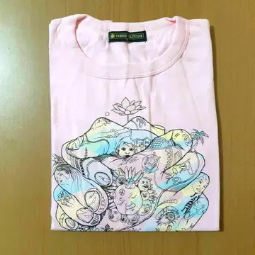 [ 미착용 ] 아라시 24시간 TV 42 차리티 T셔츠 핑크 S 사이즈