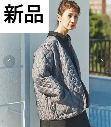 택 포함 새상품 스튜디오 클립 퀼팅 블루종 자켓 코트