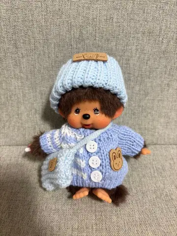 SS 키체인 몬치치 스웨터 니트 모자 가방 세트