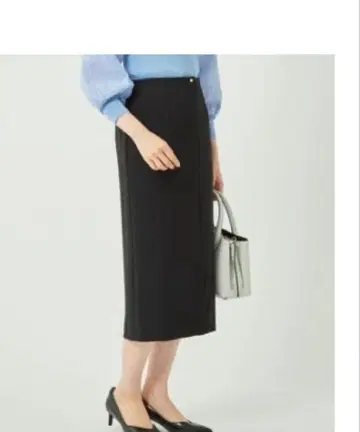 그린 라벨 릴랙싱 블랙 타이트 스커트 M(38)