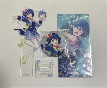 프로세카 글리터 캔뱃지 아크릴 스탠드 키리타니 하루카 산리오 덤 포함