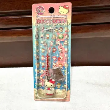 레어 지역 한정 키티 헬로키티 매듭 스트랩 가나가와 한정판 빨간 신발