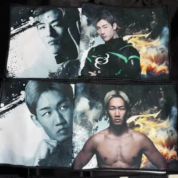 RIZIN 제일복권 E상 응원 타월 아사쿠라 미쿠루 히라모토 렌 세트