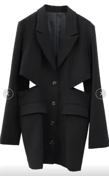 러브유 컷 아웃 원피스 자켓