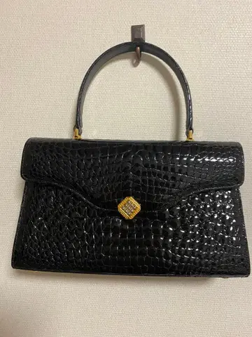 크로커다일 핸드백 CALVA HOUSE