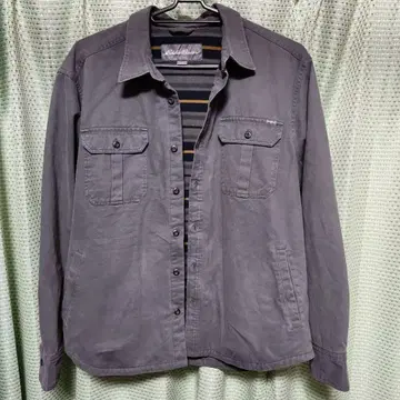 따뜻한. Eddie Bauer 플란넬 라이너 코튼 트윌 셔츠