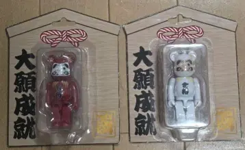 BE@RBRICK 달마 합격 기원 홍 백 100%