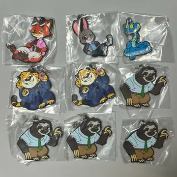 데포라바! 주토피아2 키링 닉 주디